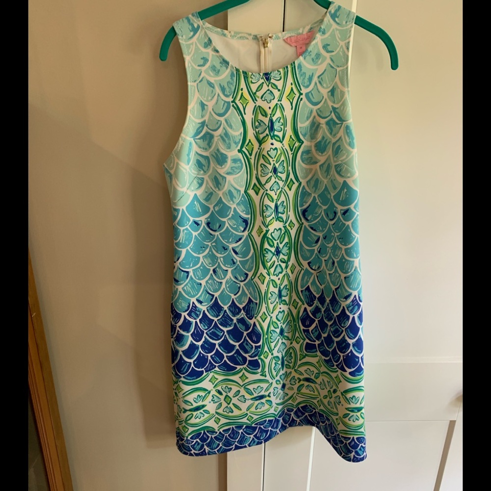 Perla Sleeveless Shift Dress